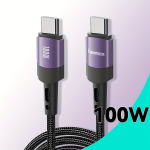 MFi USB C greito įkrovimo laidas, Violetinė