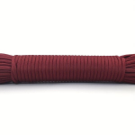 5 m 9-gyslių 4 mm virvė lauko i&scaron;gyvenimui stovyklavimui,  Scarlet Red