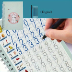 Matematikos/Tapybos Mokymo Knygos Vaikams, Daugkartinio Ra&scaron;ymo Knygos, Vienas skaitmeninis