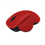 Belaidė Ergonomi&scaron;ka Kompiuterio Pelė Su USB Imtuvu, Raudona