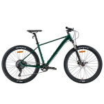 Dviratis AL 27.5" Leon XC-40 AM Hidraulinis užraktas HDD rėmas - 18" žalias su juodais rėmeliais (m) 2022