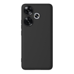 &bdquo;Shell&ldquo; kieto silikono (TPU) dėklas - juodas (Poco F6 5G)