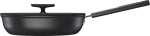 Fiskars keptuvė su dangčiu Hard Face 1075529, juoda, 26 cm