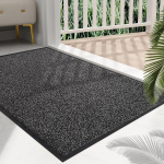 Neslystantis Kilimėlis Vidaus Ir Lauko Patalpoms 50X80 Cm Juodai Pilkas