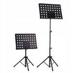 Muzikinis Stendas Stendas Stendas Sulankstomas Auk&scaron;tas Reguliuojamas Ažūrinis + Krep&scaron;ys