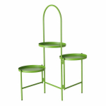 Metalinis 3 pakopų gėlynas MARETA, auk&scaron;tis 71 cm