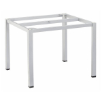 Metalinis lauko stalo rėmas Kettler Cubic 95 x 95 cm sidabrinis aliuminis