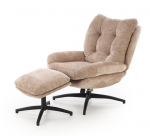 Fotelis Halmar Pesto, smėlio spalvos