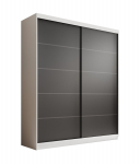 Spinta ADRK Furniture Hannah 180, ruda/juoda