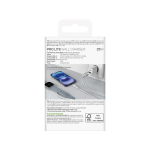 &bdquo;Puro Puro PROLITE&ldquo; 25 W USB-A / USB-C sieninis įkroviklis + USB-C &ndash; USB-C laidas 1,2 m &ndash; baltas