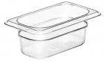 Konteineris Camwear GN 1/9 i&scaron; polikarbonato, Cambro, GN 1/9, 0,57L, Permatomas, 108x176x(H)65mm