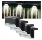 Saulės energijos LED &scaron;viestuvai su prieblandos jutikliu, 8 vnt.