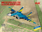 Klijuojamas Modelis ICM 72144 MiG-29 of Ukrainian Air Forces with JDAM-ER bombs 1/72
