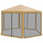 Pavėsinė Fluxar home TN-1014, 375x250 cm, smėlio