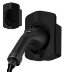 EV Charge EV2407 Tipo 2 Kabelių Laikiklis ir Jungties Doko Sieninis Montavimas, Dulkių Dangtelis Įtrauktas