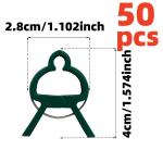 Reguliuojami sodo augalų spaustukai (50vnt)