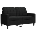 Dvivietė sofa，Poilsio sofa, juodos spalvos, 120cm, aksomas CFE87234
