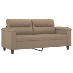 Dvivietė sofa，Poilsio sofa, kapučino spalvos, 140cm, dirbtinė oda CFE23756
