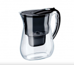 Vandens filtravimo ąsotis Aquaphor Lago MFP+ 3.8L, su filtru Maxfor+, juodas