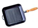 MAYSTERNYA KVADRATINĖ KETAUS KEPTUVĖ SU GRILL PAVIR&Scaron;IUMI 28&times;28 cm (Modelis: T307)