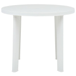Sodo stalas，Lauko stalas, baltos spalvos, 89cm, plastikas CFE363758