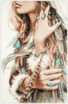 Siuvinėjimo rinkinys Magic Needle "Boho Girl" 70-03