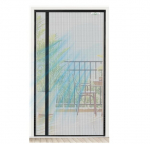 Screen Door magnetinis tinklelis nuo uodų durims 95x215 cm, juodas