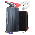 Automobilio Jump Starter Mini 12V 400A, žibintuvėlis, Powerbank 26 000 mAh