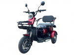 Elektrinis triratis motoroleris M20, AC, raudonas