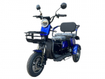 Elektrinis triratis motoroleris M20, AC, mėlynas