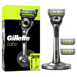 Gillette Labs Skustuvas Vyrams + 3 Skutimosi Galvučių, Magnetinis Stovas