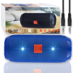 LIVMAN TG-117 belaidžiam naudojimui su FM radijo funkcija, keliomis atkūrimo parinktimis ir laisvų rankų skambučių priėmimu, 5W*2, 1200mAh