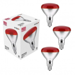 Infraraudonųjų spindulių lempa Avide 100W R95 E27 3vnt