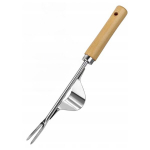 Piktžolių rovimo įrankis su medine rankena, 33 cm