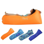 Pripučiamas gultas, ergonomi&scaron;ka oro sofa Puffin trip, oranžinis, 218x71 cm