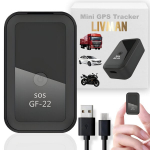Įkraunamas ir magnetiniu būdu pritvirtinamas mini GPS sekiklis LIVMAN GF-22 su 365GPS programėlės valdymu, skirtas transporto, žmonių, naminių gyvūnėlių ir bagažo sekimui ir stebėjimui