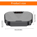 Vibro treniruoklis VibroPlex, juodas, 120 greičių sistema, 10 režimų