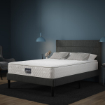 Čiužinys 90x200, OEKO-TEX sertifikuotos individualios ki&scaron;eninės spyruoklės, H3 kietumas miegamajam, 90x200x25cm, baltas