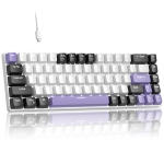 Magegee MK-BOX Black-White & Purple, Blue Lighting, Red Switch, US