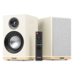 &bdquo;Audizio KS12&ldquo; aktyvios lentyninės kolonėlės, 80 W, kreminės spalvos, BT