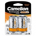 Camelion elemetai Rechargeable Batteries Ni-MH, D/HR20, 2500 mAh, 2 vnt.