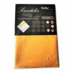 Atsparios dėmėms nesiglamžančios servetėlės RainBow&reg; Teflon&reg; DuPont pavir&scaron;iumi, 20x20 cm, 6 vnt., aukso spalvos