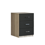 Komoda Kalune Design, ruda/juoda