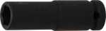 Smūgio lizdas &scaron;e&scaron;iakampis, gilus | 12,5 mm (1/2 colio) pavara | 14 mm BGS Technic-7214