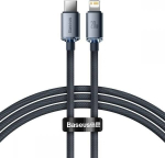 USB - Lightning kabelis, 1,2m, juodas