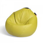 Sėdmai&scaron;is Qubo&trade; Comfort 80, dirbtinė oda, &scaron;viesiai geltonas