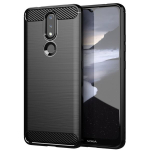 Hurtel Carbon Case skirtas Nokia 2.4, juodas