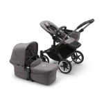Bugaboo Donkey 5 Mono universalus vežimėlis, Graphite/Grey Melange-Grey Melange