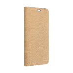 Dėklas telefonui Luna Book Carbon skirtas Samsung Galaxy A52 5G / A52 / A52s, auksinis