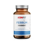Maisto papildas Iconfit Ferrum with Vitamin C Geležis + Vitaminas C, 90 kaps.